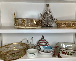Godinger Silver Christmas Tree, Longaberger Serving Bowl and More
