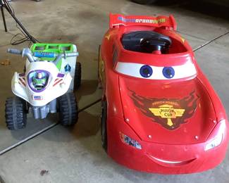 Power Wheels Lightning McQueen, Buzz Lightyear