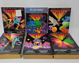 Six Odyssey 2 Games-Hockey, Pocket Billiards, Volleyball, Killer Bees and More