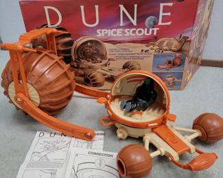 1982 Vintage Dune Spice Scout Vehicle and Action Figure Toy