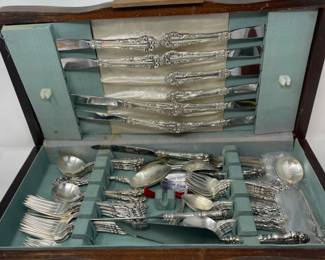 Reed and Barton Sterling Grande Renaissance Flatware + 2.5K Grams