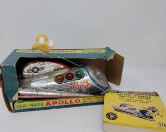 	Vintage Modern Toys – USA NASA Apollo Tin Toy in Original Box