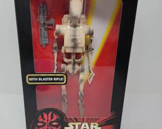 NIB 1999 Vintage Hasbro Star Wars Episode 1 Battle Droid - 12"T