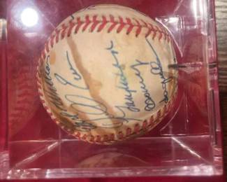Baseball Autographed By Earl Weaver Fergie Jenkins Glenn Hubbard And Others