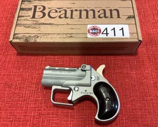 Bearman Big Bore Guardian 9MM Satin with Black Grips