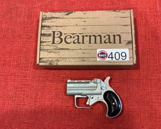 Bearman Big Bore Guardian 9MM Satin with Black Grips