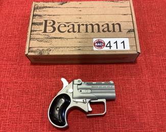 Bearman Big Bore Guardian 9MM Satin with Black Grips