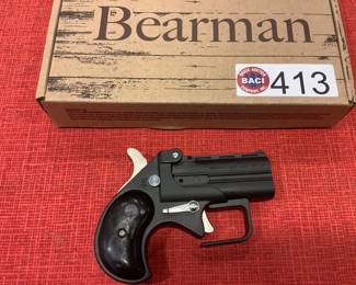 Bearman Big Bore Guardian 9MM Black with Black Grips