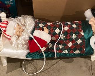 Sleeping Santa - snores and chest moves up and down 