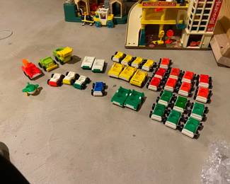 Vintage Fisher Price Lot of Cars