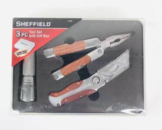 Sheffield 3pc Tool Set W/ Gift Box
