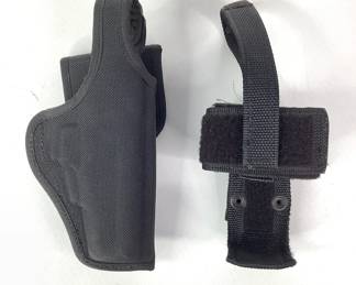 Bianchi Pistol Holster & Universal Radio Pouch
