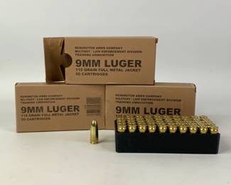Remington 9mm Luger FMJ Pistol Ammo
