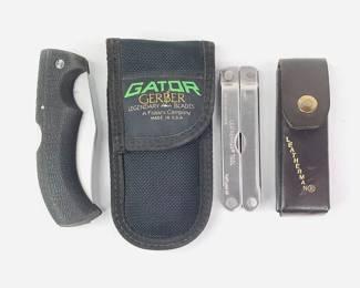 Leatherman Multi-Tool & Gerber 650 Folding Knife