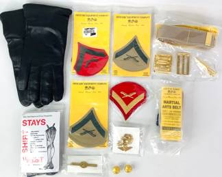 U.S. Marine Corp Dress Uniform Adornments
