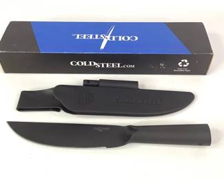 Cold Steel Bushman Spear Knife W/ Sheath #95BUSKZ