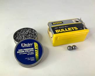 Speer .490" Round Ball Bullets & Daisy Pellets
