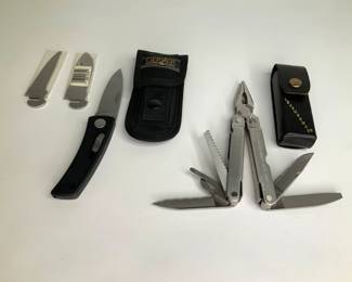 Gerber Knife & Leatherman Multi-Tool