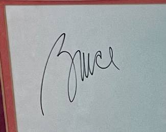 Large Framed (Original?) Art by Bruce, from Forest of Feelings Studio, 5/1/1985