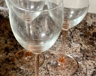 Pink Stemware 