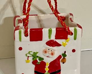 Ceramic Christmas Bag