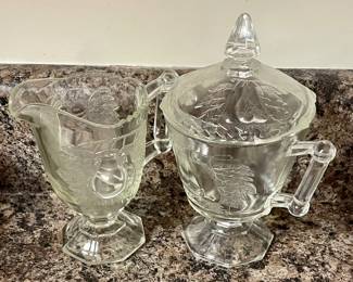 Antique Cream/Sugar Set