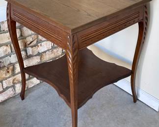 Antique Oak Parlor Table