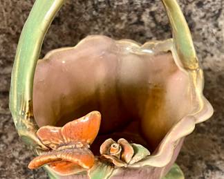 Vintage/Antique Pottery Basket