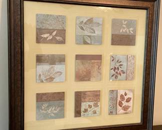 Framed 9-Panel Wall Art