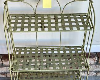 3-Tier Metal Foldable Shelf 