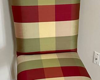 Satin Plaid Chair (2-Available)