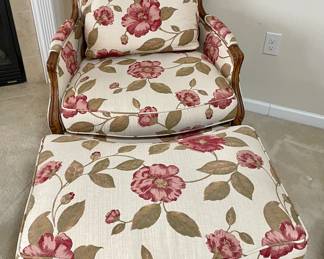 Comfy Chair and Ottoman