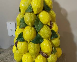 Ceramic Lemon tree (Italy),  16"H,  was $99, NOW $50
