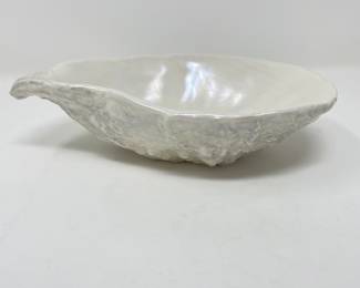 Large decorative iridescent shell bowl,  Approx  8"W,  was $15, NOW $12