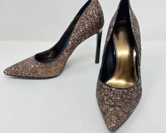 Nine West Gold sparkle pumps, Size 9,  was $30, NOW $18