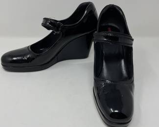 PRADA Wedge Maryjane's, Size 39 EU (US 9), was $75, NOW $48