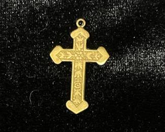 Small gold cross, was $9, NOW $6