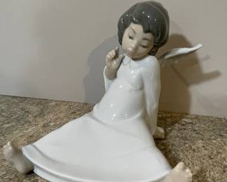Lladro Wondering Angel, 6.5"H,  was $34, NOW $26
