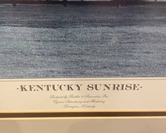 Info on Kentucky Sunrise photo~