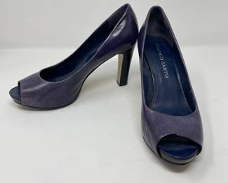 Franco Sarto purple open toe pumps, Size 9,  was $20, NOW $14