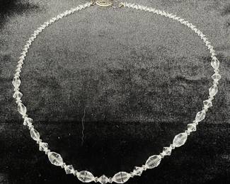 Crystal necklace, was $28, NOW $14