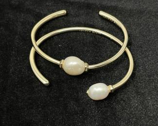 Kendra Scott gold & pearl bracelet set,  $20