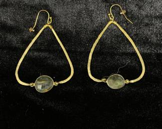 Gold Gold Labradorite earrings, was $28, NOW $20