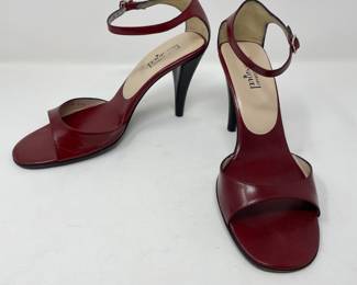 Franco Carraro burgundy sandals, EU 39.5 (US 9.5), was $30, NOW $20