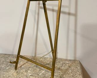 Brass frame stand,  10"H,  was $14, NOW $10