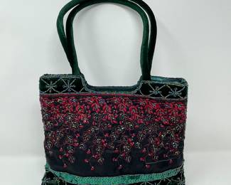 Floral Snowy Holiday hand bag,  was $35, NOW $24