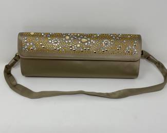 St John Gold embellished evening bag,  was $95, NOW $58