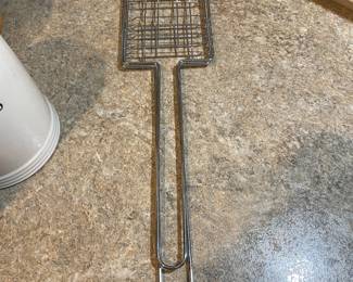 Barbecue fish basket,  was $5, NOW $4