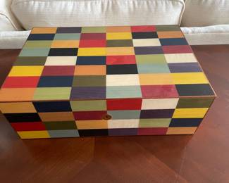 Italian made Mastro de Paja jewelry box, approx 12-14"W x 6"H,  $145