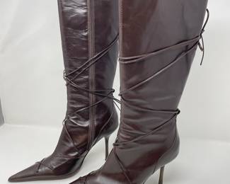 Fiorangelo Brown Boots, EU 39(Size 9), was $35, NOW $25